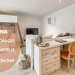 4 Pers Wifi Boite A Cle Netflix Appartement D'Huison-Longueville